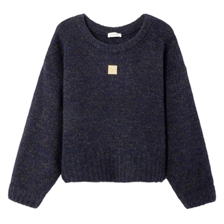 American Vintage EAST Jumper Melange Navy